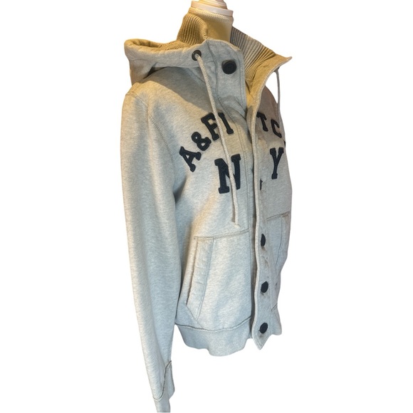 Abercrombie & Fitch Vintage Unisex Gray Jacket - Picture 4 of 8